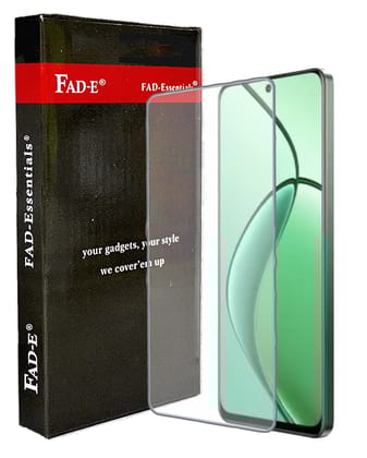FAD-E Ultra Clear Tempered Glass for Realme 12X 5G / 12 5G / C55 / C67 (Transparent)