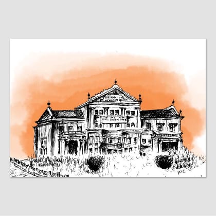 Central Library, Bangalore | Matt Print - A4 Size
