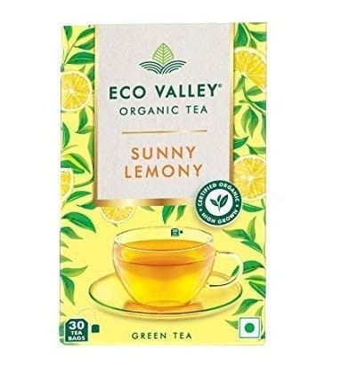 Eco Valley Organic Green Tea  Sunny Lemony 30 Pcs