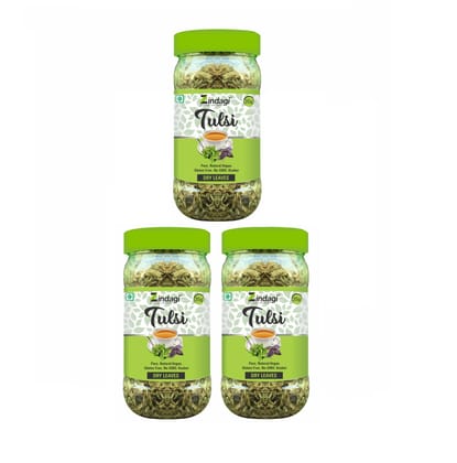 Zindagi Tulsi Dry Leaves - 35g-Pack of 3