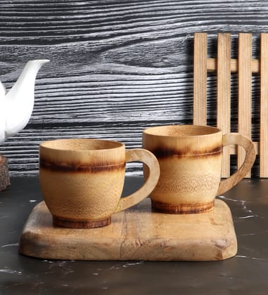 Bamboo Tea with Tea Cups-Original / Set of 2