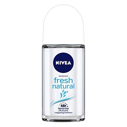 Nivea Deodorant Roll On Fresh Natural, 50 ml