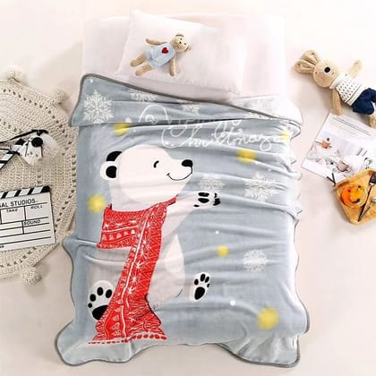 Soft Flannel for AC Baby Blanket for Kids Toddlers New Born Boys & Girls-100 cm x140 cm