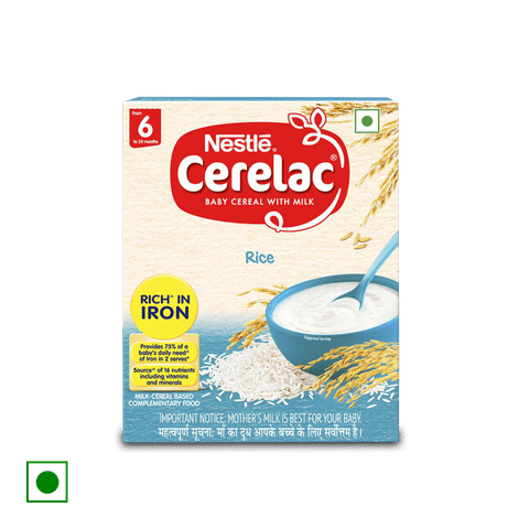 Nestle Cerelac Baby Food Stage 1 Rice, 300 gm Box