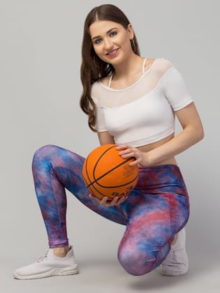 Chromatic Swirl Leggings-Small