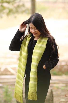 Eri Natural Dye Muffler/Stole