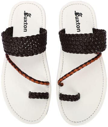 Buxton - Brown Mens Leather Slipper - None