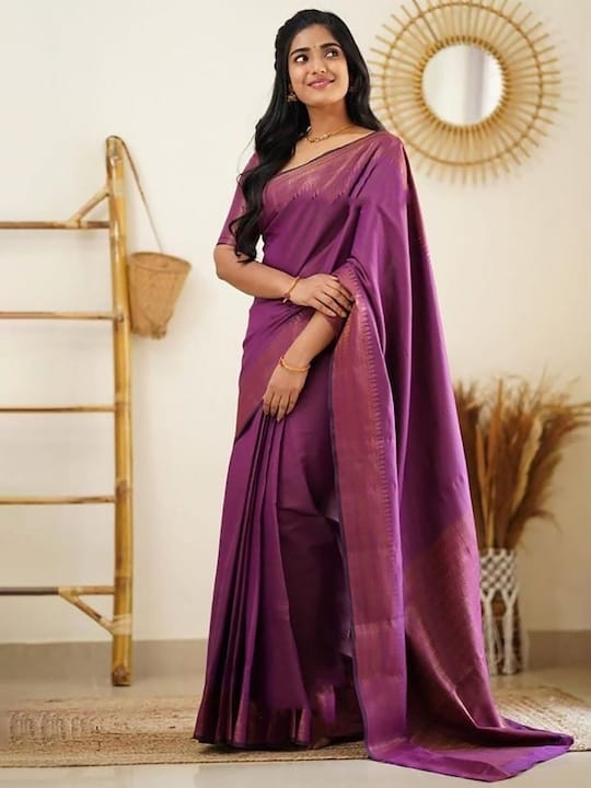 Zari Woven Border Saree