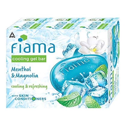 Fiama Cooling Gel Bathing Bar Menthol Amp Magnolia 125G X 3