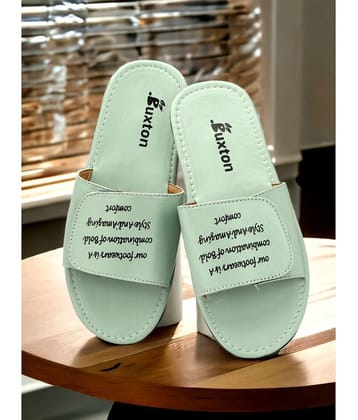 Buxton Green Mens Slide Flip Flop - None