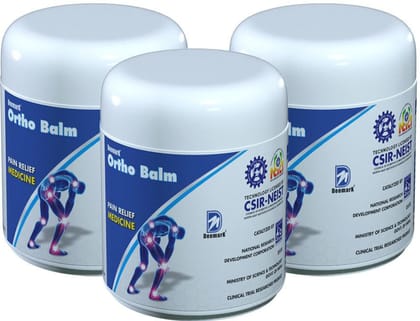 DEEMARK Ortho Pain Relief Balm Pack of 3 (50Grm*3)