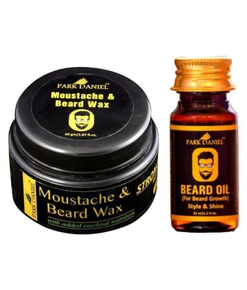 Park Daniel Beard oil, Beard & Moustache Wax 85 g Pack of 2