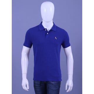 REDLINE MENS BLUE EMBROIDERED POLO T-SHIRTS