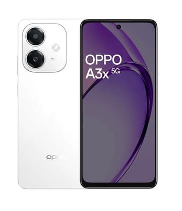 OPPO A3X 5G (Color - Star White, Storage - 128 GB, Ram - 4 GB) by ZALANI COLLECTION NX