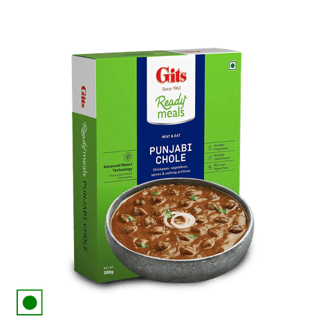 Gits Ready Meals Heat & Eat, Punjabi Chole, 300 gm Box