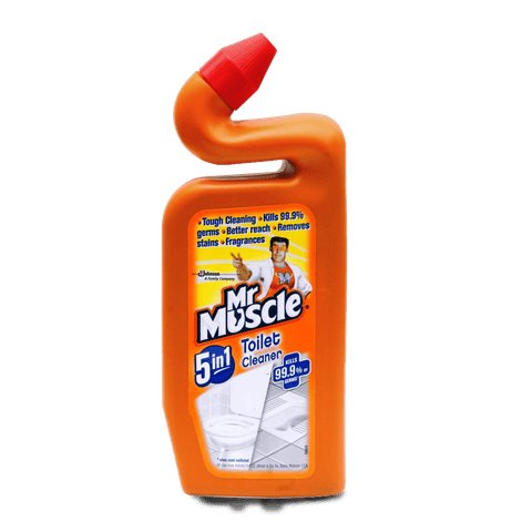 Mr Muscle 5 in 1 Toilet Cleaner, 500 ml Bottle