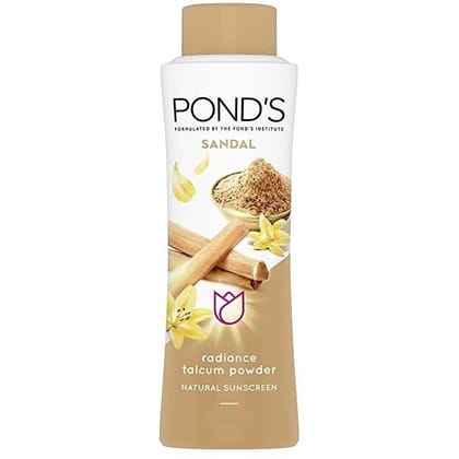 Ponds Sandal Radiance Talc Natural Sunscreen  100g