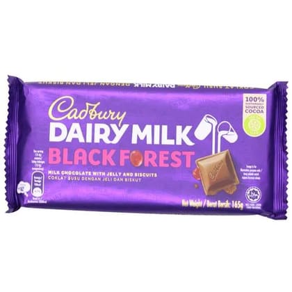 Cadbury Dairy Milk Black Forest Chocolate, 165 gm