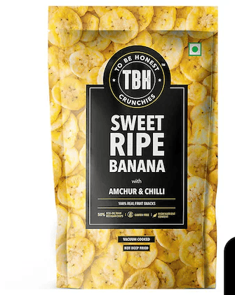 TBH Sweet Ripe Banana Crunchies with Amchur & Chilli