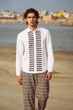 BAND SHIRT-XS / White
