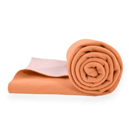 Waterproof Quick Dry Protector Sheet, Baby Bed Protector (140 X 100 CM), Pack of 1 -PEACH-140 X 100 / PEACH / PRO_PCH_L
