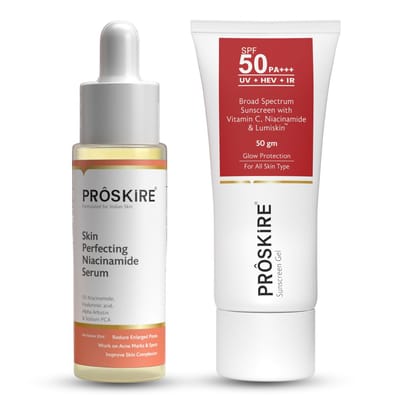 Niacinamide Serum with Sunscreen Gel SPF 50