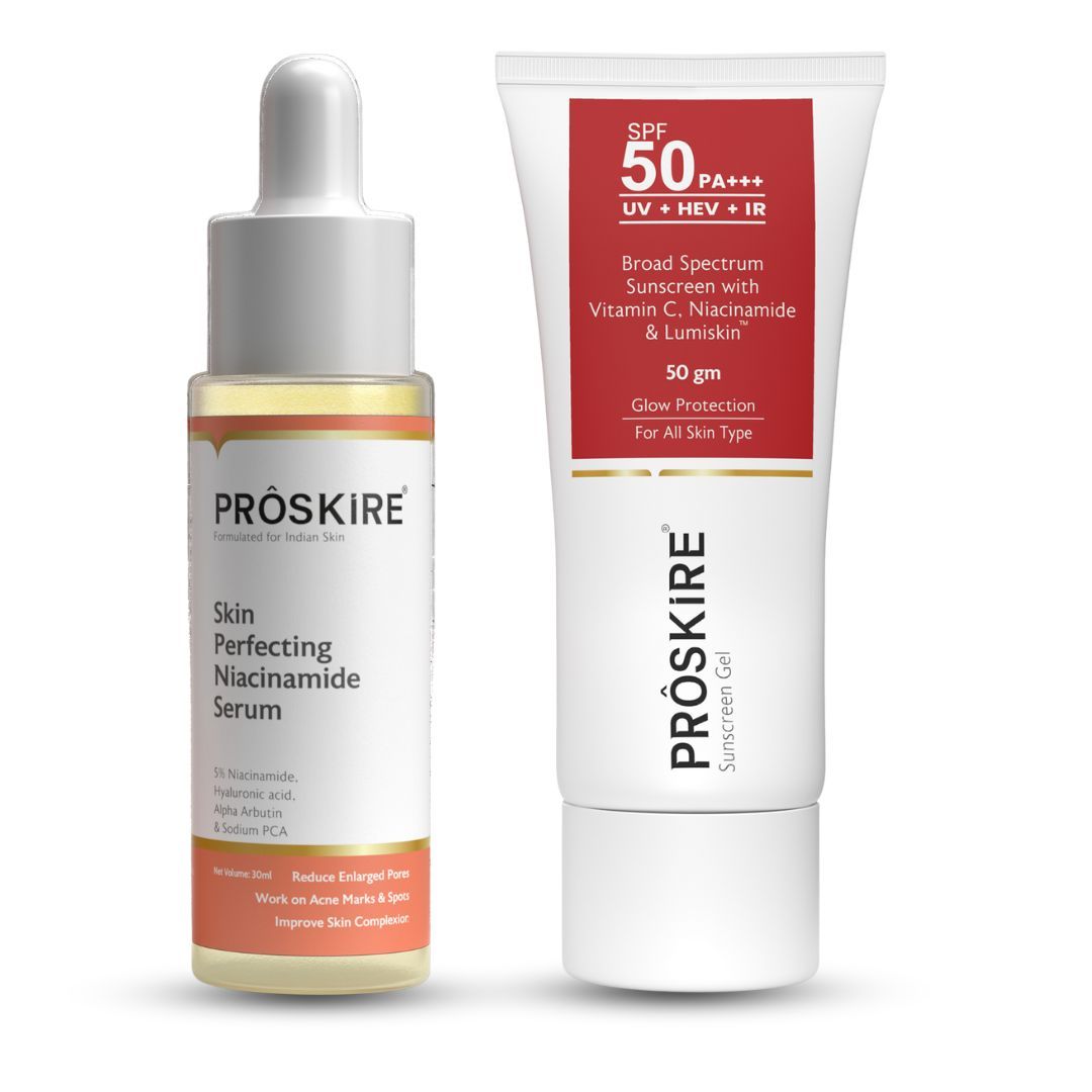 Niacinamide Serum with Sunscreen Gel SPF 50