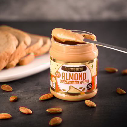 Almond White Chocolate Spread - 300gms