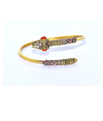 RUDRA DIVINE - Gold Kada (Pack of 1) - None