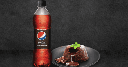 Choco Lava Cake + Pepsi Combo @ Rs79 __ Pepsi Black [500 Ml]