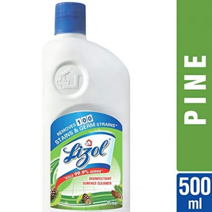 Lizol Disinfectant Surface Cleaner Pine Kills 99.9 Germs 500Ml