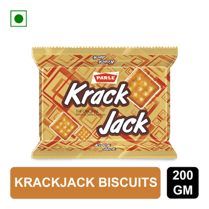 Parle Krackjack Biscuits\, 200 gm Pack