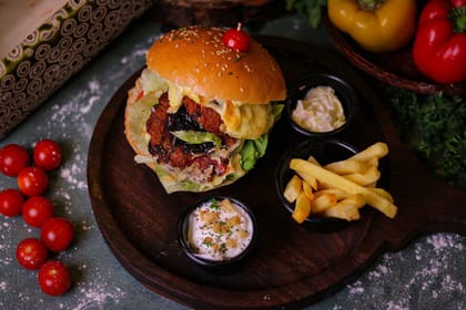 Veg huge size burger