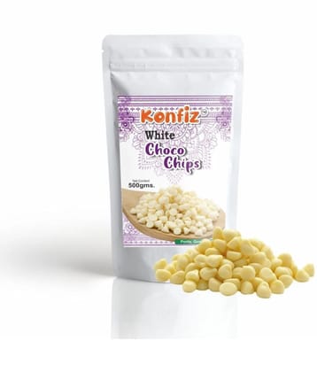 KONFIZ White Choco Chips White Chocolate 500 g