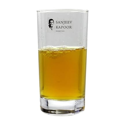 Stylish and practical: The Sanjeev Kapoor Glass Set of 6Pcs adds a touch of elegance to your glassware collection while offering functionality for everyday use.