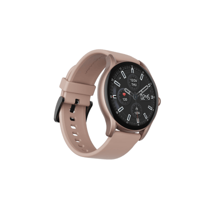 boAt Lunar Connect Ace | Round AMOLED Display Smartwatch with 1.43" (3.63 cm) Screen, Bluetooth Calling, 100+ Sports Modes Flamingo Pink