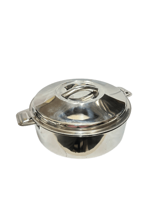 DYNAMIC STORE Dynore Double Wall Stainless Steel Insulated Casserole With Lid 3000 ML