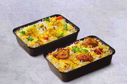 1 Veg & 1 Non-Veg Mini Biryani At 179 Each (Eligible For Coupons)