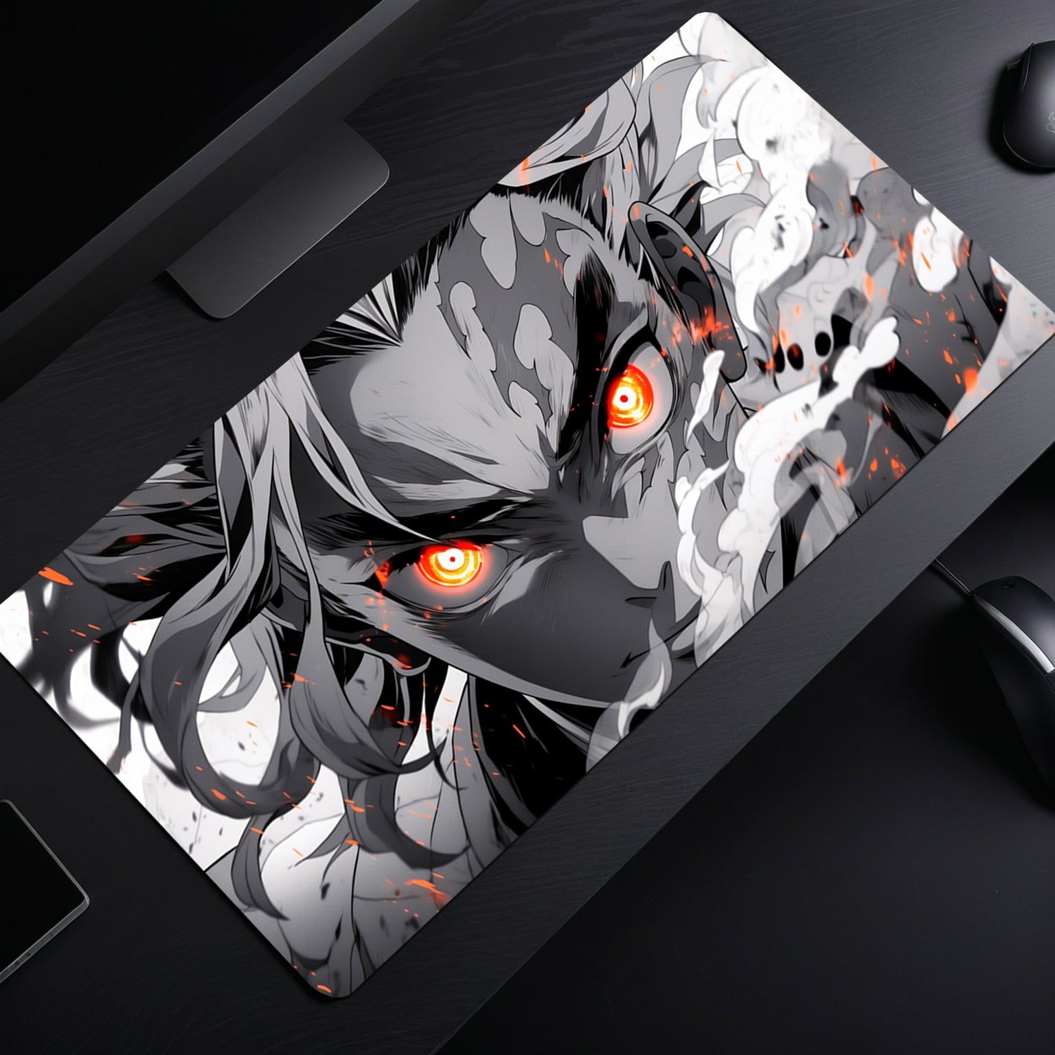RENGOKU MOUSE PAD (23 X 11 INCHES) - GAMING MOUSE PAD | RUBBER BASE DESK MAT