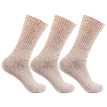 Women's Skin Woolen Socks - Pack of 3