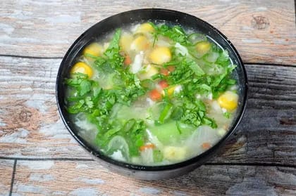 Sweet Corn Chicken Soup