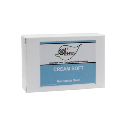 Artnweavess Cream Soft Handmade Soap NT, 100 gm - Pack of 2