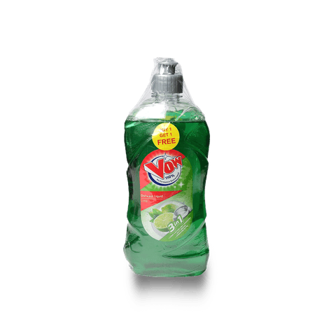 Vow Dishwash Liquid Lime Bogo, 500 ml Bottle