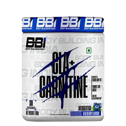 Body Building India BBI CLA+Carnitine 180g-30 Servings / Blueberry