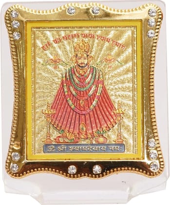 Khatu Shyam ji Gold Plated Idol/Murti