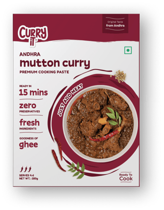Andhra Mutton Curry - Pack of 4