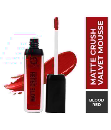 Mattlook Matte Crush Velvet Mousse Lipstick, Blood Red (10ml)