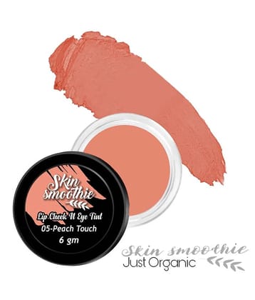 SKIN SMOOTHIE Lip, Cheek & Eye Tint-With Goodness of Vitamin E- Peach Touch(6 gm)