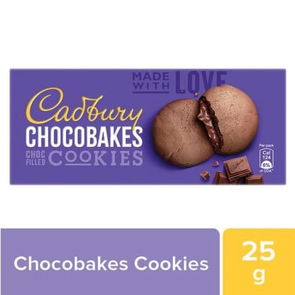 Cadbury Chocobakes Chocobakes Cookies - Delectable, Smooth & Crunchy, 25 g
