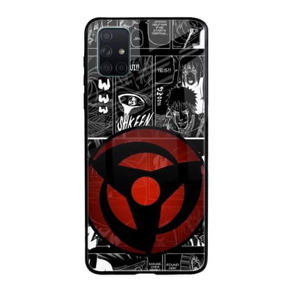 Sharingan Glass Case for Samsung Galaxy A71